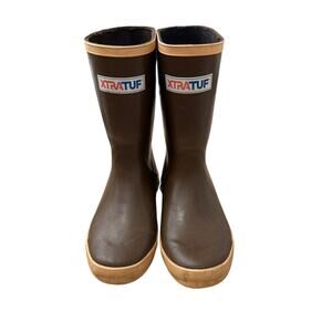 XTRATUF Legacy Boot Brown Big Kids Size 3 Rain Boots